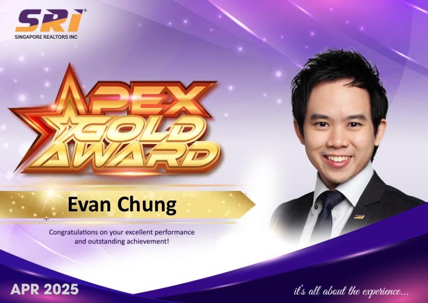Singapore Realtors Inc | SRI - Top Achievers Monthly Awards - Apr'25 | Evan Chung