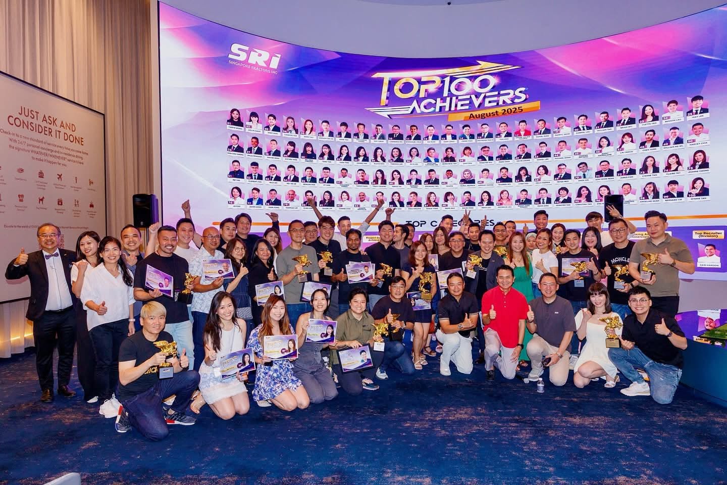 Singapore Realtors Inc | SRI - Top Achievers Monthly Awards - Aug'25