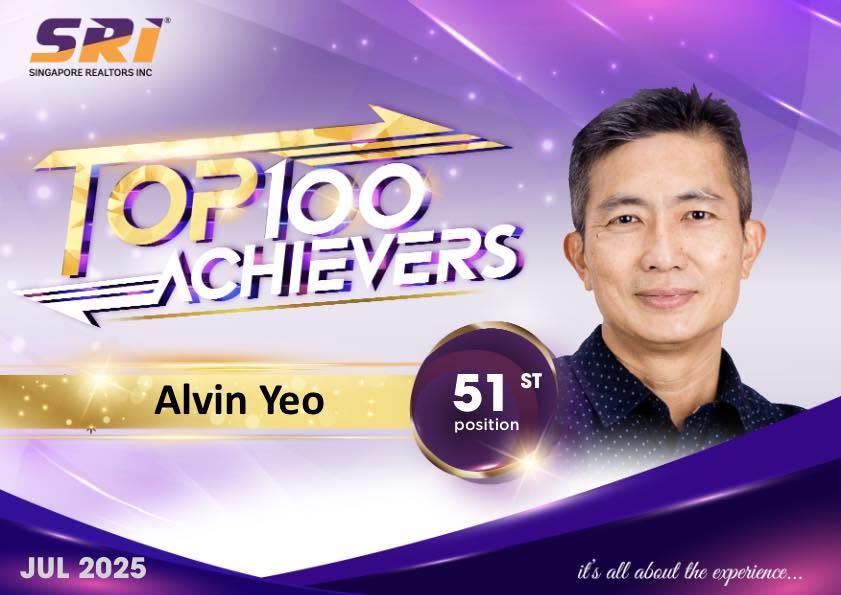 Singapore Realtors Inc | SRI - Top Achievers Monthly Awards - Jul'25 | Alvin Yeo