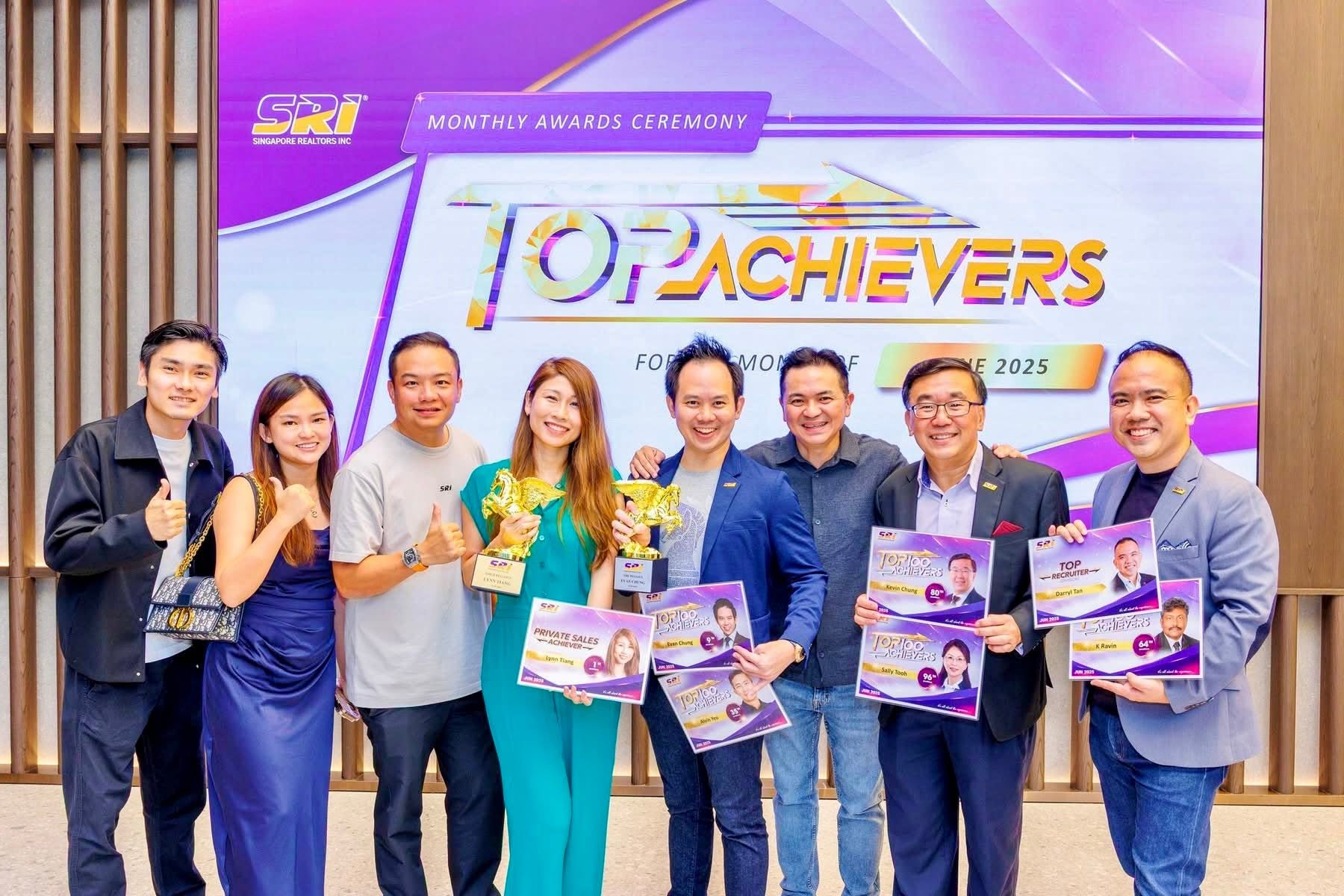 Singapore Realtors Inc | SRI - Top Achievers Monthly Awards - Jun'25