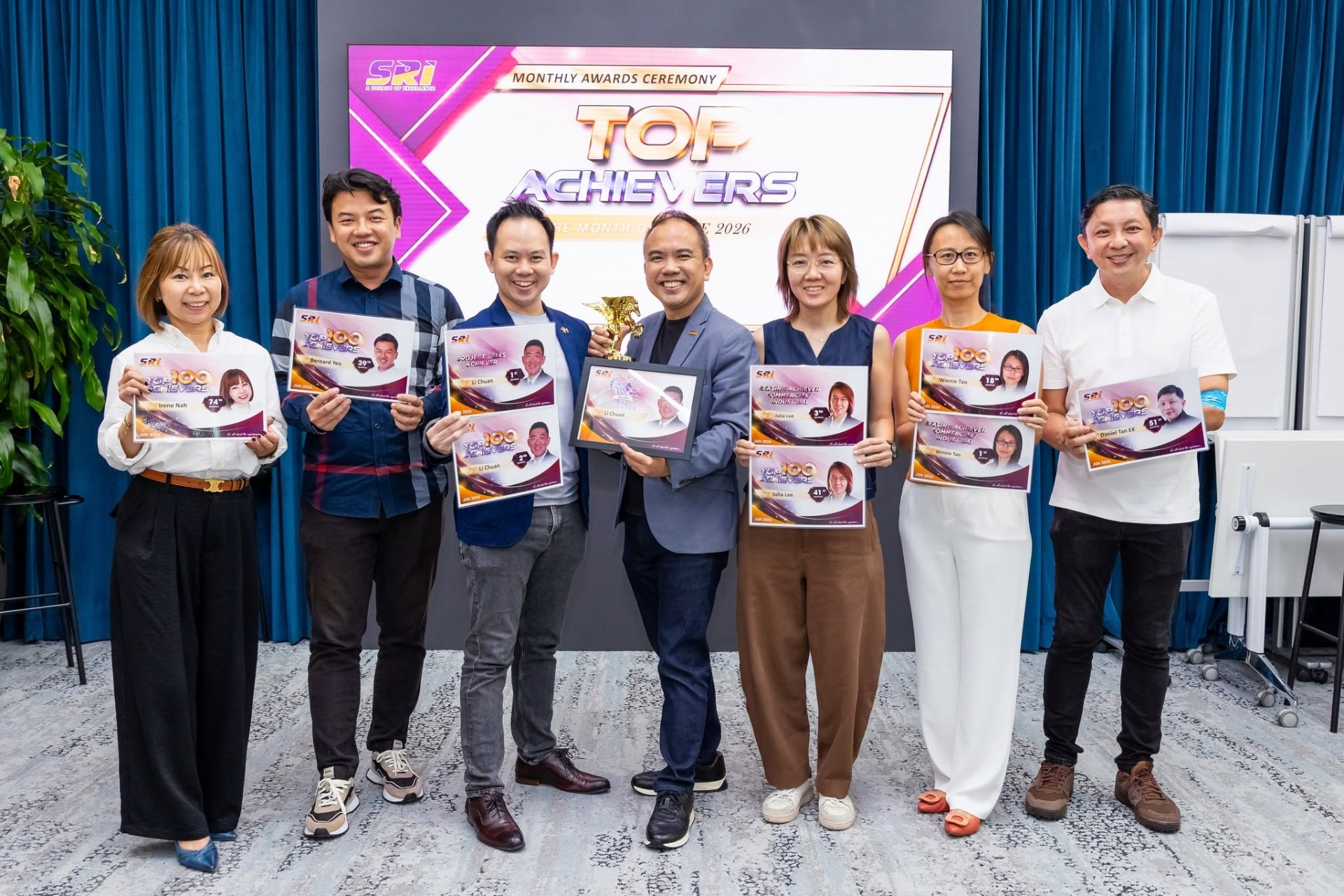 Singapore Realtors Inc | SRI - Top Achievers Monthly Awards - Jun'26