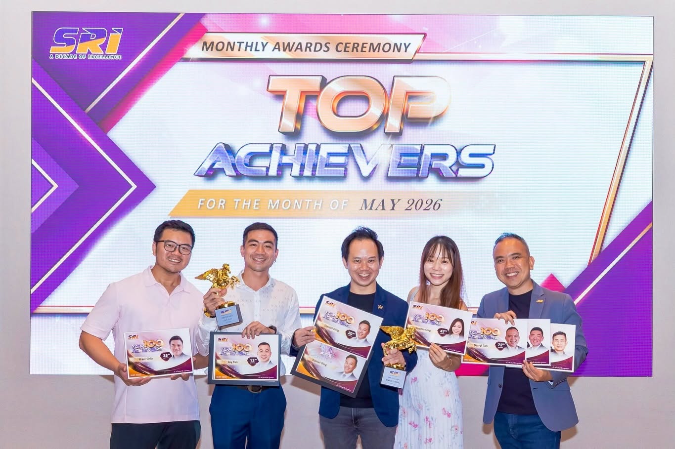 Singapore Realtors Inc | SRI - Top Achievers Monthly Awards - May'26