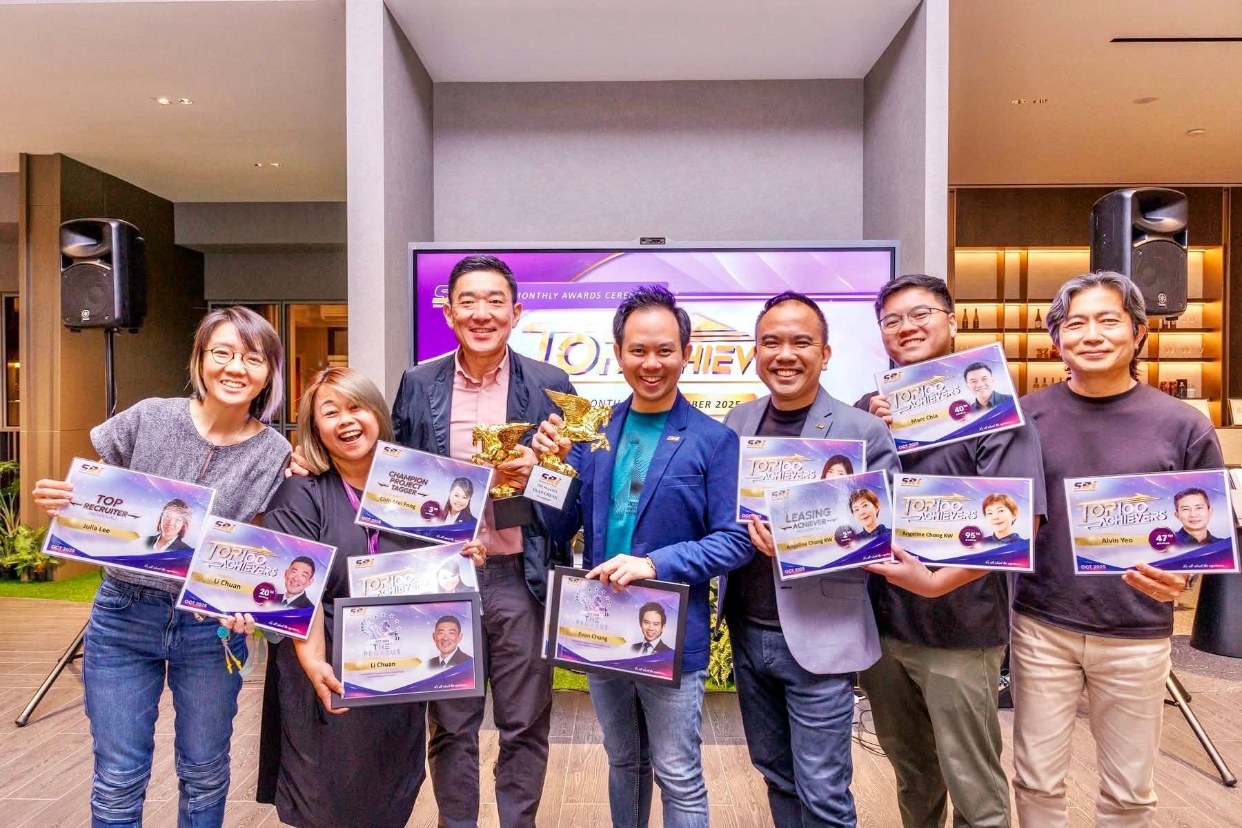 Singapore Realtors Inc | SRI - Top Achievers Monthly Awards - Oct'25